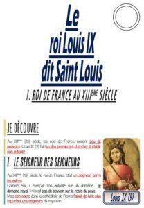 Louis IX, le roi chrétien au XIIIème siècle (CM/Histoire)