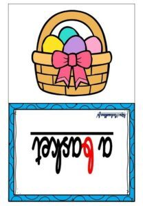 Les flashcards (Easter)